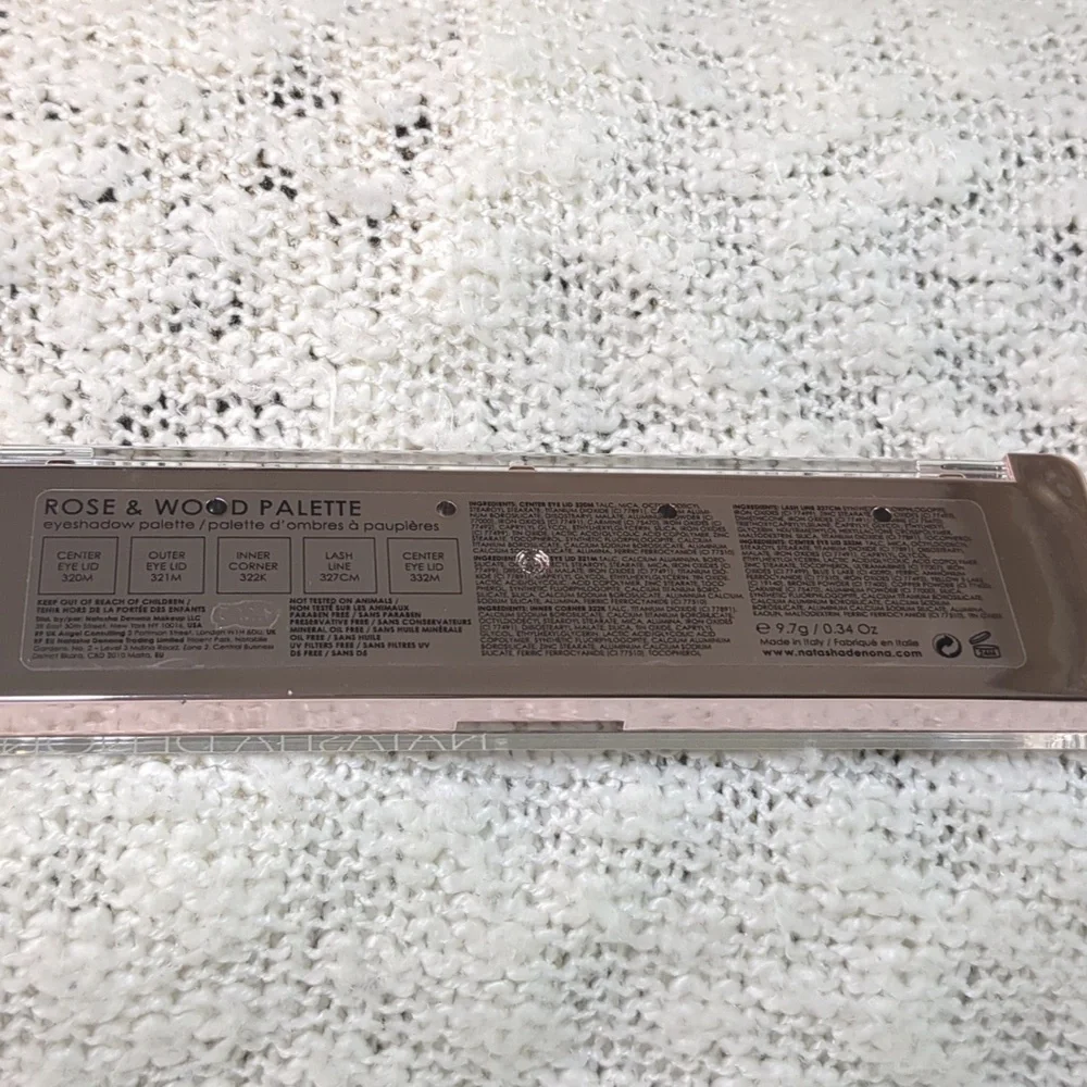 Natasha Denona Rose & Wood Eyeshadow Palette, 9.7g/0.34oz